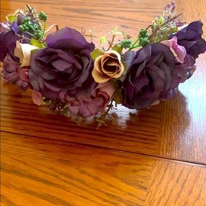 👑 💐 Purple Lavender Flower Crown 👑 💐